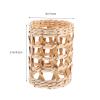 2Pcs Straw Woven Bottle Sleeves for Vase and Cup Decoration Covers view 2