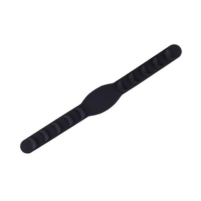 DRESSOOS 5PCS Adjustable Silicone Ear Hook Mask Hanging Strap Black Flexible Ear Protective Mask Hanger for Running Cycling Hiking and Outdoor Activities
