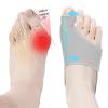 2PCS Bunion Corrector for Women & Men Big Toe Straightener - Bunions Correction Tool for - Bunion Splint with Soft Pads - Hallux Valgus Pain Relief, Breathable Fabric for Day & Night Wear (1, Gray) view 1