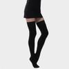 DRESSOOS Knee Compression Socks for Men and Women Breathable Thigh High Stockings with Elastic Firming Design Promote Venous Return and Varicose Veins Black Xl view 2