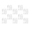 PHENOFICE 10 Sets Silicone Finger Toothbrushes with Double-Sided Soft Bristles and Gum Massage Bumps for Newborns and Boy Girl Safe and Gentle Oral Care with Storage Cases view 1