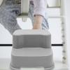 HAKIDZEL Step Stool for Toilet Safety and Bathroom Use Training Footstool for Handwashing and Brushing Teeth Space-Saving Non-Slip Design for Kitchen and Bedroom view 4