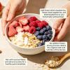 10oz Freeze Dried Berry Trio: Strawberries, Cranberries, Blueberries | 100% Natural | Crispy Texture in Resealable Canister, 280g view 3