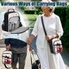 Voxugoniy Diabetes Travel Backpack, Insulated Diabetes Sling Backpack Diabetic Care Products Diabetic Supplies Travel Case Gifts for Men & Women, Cat Rose view 4