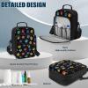 Voxugoniy Insulated Diabetes Travel Bag Diabetic Care Products Diabetic Supplies Case Glucose Meter Case Insulated Diabetes Travel Sling Backpack, Dog Paw view 3