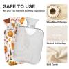 pnyoin Happy Thanksgiving Pumpkin Hot Water Bottle with Soft Cover, 2L Hot Water Bag for Menstrual Cramps, Neck and Shoulder Pain Relief, Hot and Cold Therapies, Hand Feet Warmer view 3