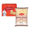Bikaji Paneer Bhujia 400G & Soan Papdi Manbhawan 450G Combo | Ready to Eat Indian Namkeen | Crunchy Bar Snack, Tea-Time Munchies & Party Mix | Authentic Munching Pack for Sharing & Everyday Snacking view 1