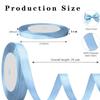 Light Blue Thin Satin Ribbon, 3/8 Inch Width x 25 Yards Length view 2
