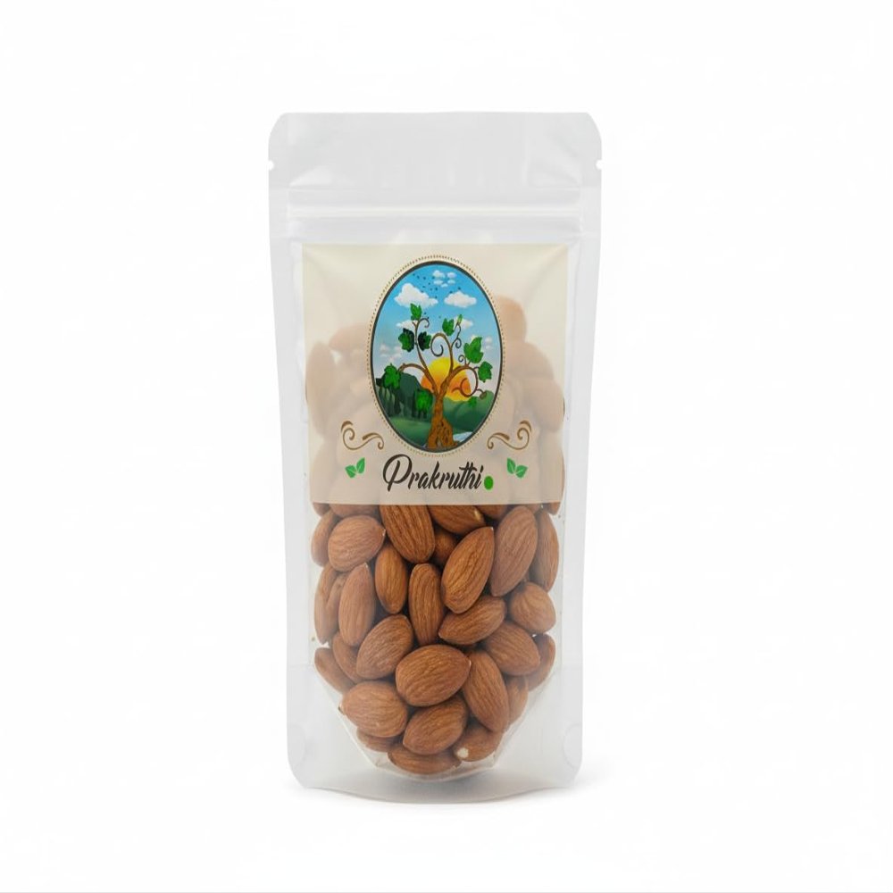 Prakruthi Almonds/Badam Whole | Nuts & Dry Fruits 200g