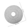 IDEANATEGRATE Round Cotton Mop Heads Replacement Wet Dry Reusable Cleaning Pads for Household Floors view 2