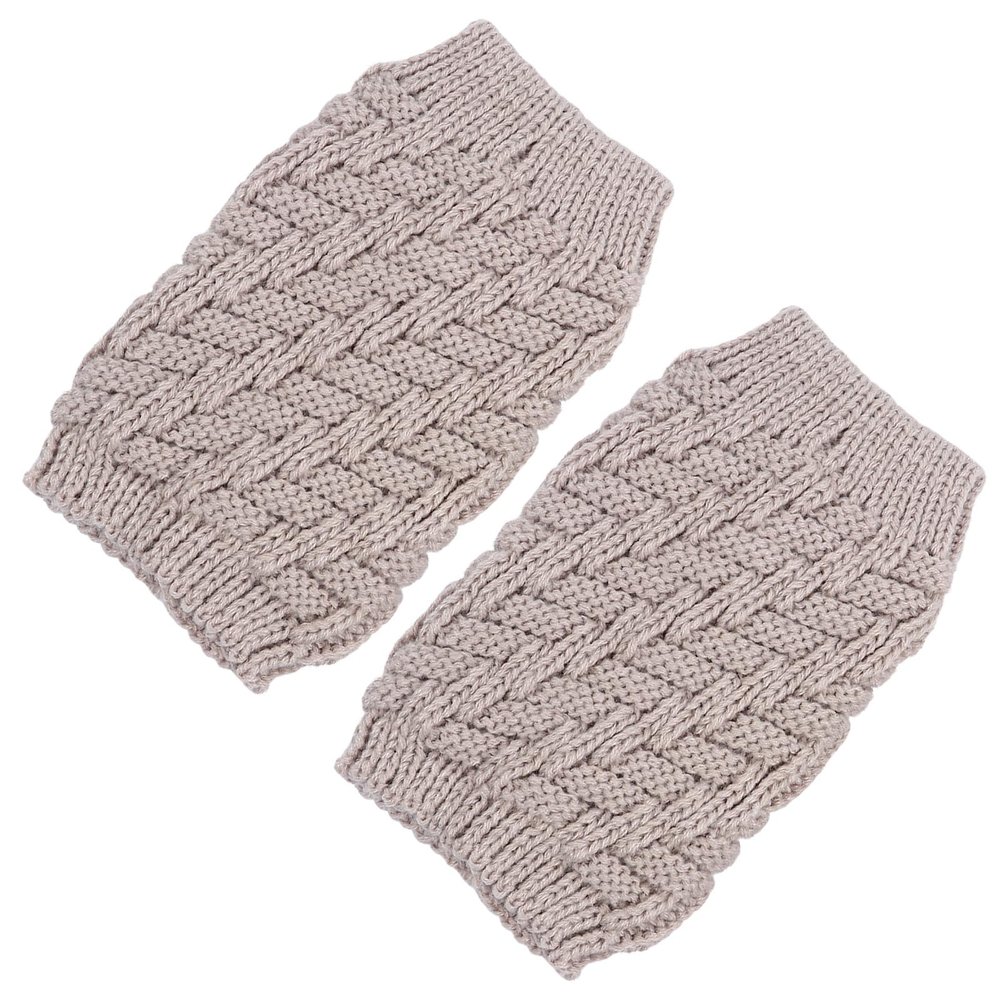 IWOWHERO Breathable Knitting Knee Sleeve for Winter Warmth Comfortable Compression Knee Wrap for Men and Women