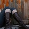 IWOWHERO Breathable Knitting Knee Sleeve for Winter Warmth Comfortable Compression Knee Wrap for Men and Women view 4