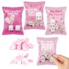 4E's Novelty Heart Marshmallows (24 Packs) Pink & White Valentine Marshmallows Mini Individually Wrapped for Hot Chocolate, Valentines Candy Bulk for Kids Classroom Exchange Party Favors view 1
