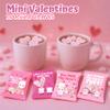 4E's Novelty Heart Marshmallows (24 Packs) Pink & White Valentine Marshmallows Mini Individually Wrapped for Hot Chocolate, Valentines Candy Bulk for Kids Classroom Exchange Party Favors view 3