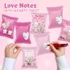 4E's Novelty Heart Marshmallows (24 Packs) Pink & White Valentine Marshmallows Mini Individually Wrapped for Hot Chocolate, Valentines Candy Bulk for Kids Classroom Exchange Party Favors view 4