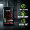NutraBio Bloodline-Pump Pre Workout Pump Matrix- L-Citrulline, Glycerol, PeptiPump- NO Booster, Extreme Vascularity & Blood Flow,Hydration,Non Stim PreWorkout,Caffeine Free-Phantom Gummy-20 Servings view 3
