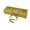 HouseVibe MOM Letter Shaped Flower Gift Box 22x8x4 Inch Empty Cardboard Material Lightweight Mother's Day Decoration Floral Arrangement- Golden view 2