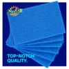 SCRUBIT Scouring Pad 100 Pack - Heavy Duty Scrub Pads for Cleaning Dishes - Non-Scratch Reusable Scrubbing - Blue (100) view 4