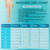 20-30mmHg Compression Pantyhose for Women Graduated Support Compression Tights Closed Toe Medical Compression Stockings High Waist Compression Leggings for Varicose Veins, Edema, DVT Beige view 2