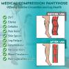 20-30mmHg Compression Pantyhose for Women Graduated Support Compression Tights Closed Toe Medical Compression Stockings High Waist Compression Leggings for Varicose Veins, Edema, DVT Beige view 4