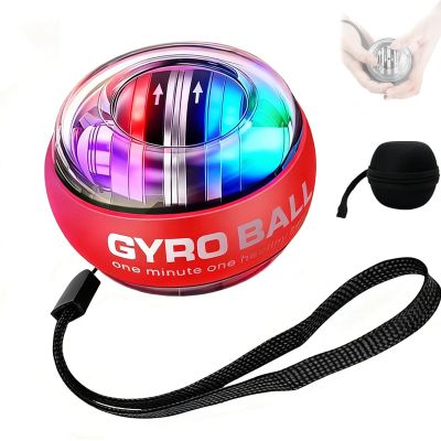 2026 New Wrist Ball Exerciser, Auto-Start Wrist Power Gyro Ball with Colorful Lighting, Hand Strengthening Devices, With Portable Case