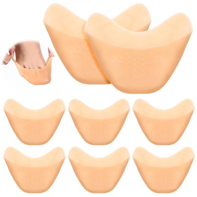 Hadnves Silicone Toe Protectors Toe Covers for Women Men 8Pcs Gel Toe-Pads Toe-Cushions with Breathable Holes for Pain Relief in High Heels, Ballet, and Point Shoes