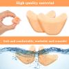 Hadnves Silicone Toe Protectors Toe Covers for Women Men 8Pcs Gel Toe-Pads Toe-Cushions with Breathable Holes for Pain Relief in High Heels, Ballet, and Point Shoes view 3