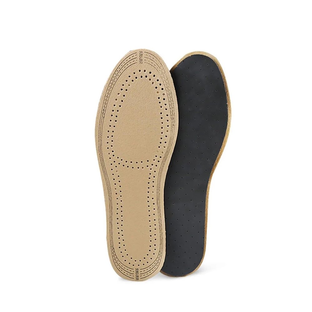 VIDI Thin Breathable Leather Insoles Instantly Absorb Sweat Replacement Inner Soles Shoes Insole Pads