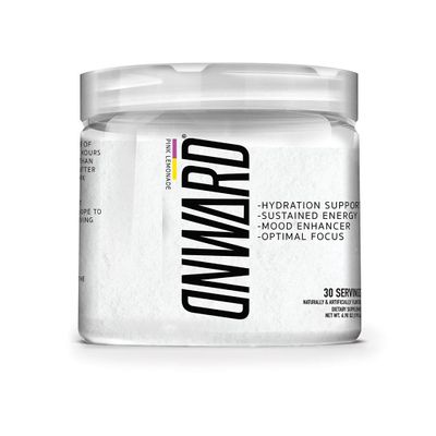 Onward Daily Performance Drink Mix Clean Energy, Focus & Hydration Support with Electrolytes, Nootropics & Vitamins No Sugar, Smooth Taste - Pink Lemonade