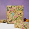 BIOBROWN Kraft Floral Wrapping Paper Roll - 17 Inches X 33 Feet (47 sq. ft. ttl.) Wildflower Design Flower Gift Wrap for Mother's Day, Wedding, Bridal Shower, Birthday, Engagement view 4