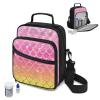 Voxugoniy Pink Scales Diabetes Travel Backpack Diabetic Care Products Small Sling Backpack Reusable Waterproof Unisex Shoulder Bag Crossbody Daypack view 2