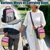 Voxugoniy Pink Scales Diabetes Travel Backpack Diabetic Care Products Small Sling Backpack Reusable Waterproof Unisex Shoulder Bag Crossbody Daypack view 4