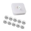 10Piece Nonslip Ear Tips Compatibility for Pro3 Earbuds Earplug Easy Installation Hypoallergenics Silicones Plugs Nonslip Tips view 1