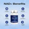 AIDEVI Liposomal NAD Plus Booster 500mg per Capsule with Direct NAD, Niacin & TMG, Trans-Resveratrol for Cellular Energy & Healthy Aging USA Made view 4