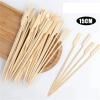 Disposable Bamboo Cutlery Set 300 Pcs Bamboo Fork, Disposable for Fruit Dessert Cake Appetizer(15) view 2