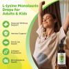 Liposomal L-lysine Monolaurin Liquid Drops, Lysine 1000MG Supplement for Adults & Kids, Echinacea & Elderberry with Vitamin C & D3, Zinc, for Lip & Skin Health, Collagen & Immune Support, 2 Fl Oz view 4