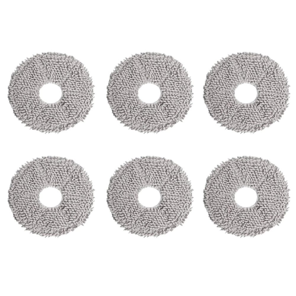16PC Durable Mop Cloth, Compatible For Xiaomi, X20+ X10+ X20 Plus X10 Plus Robot VacuumMop Pad Replacement Spare Parts(6pcs)