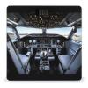 Airplane Cockpit Weight Scale Digital Electronic Scales Bathroom Scale, Larg LCD Backlight Display, High Precision Measurements,Tempered Glass view 1