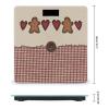Hearts and Gingerbread Man High Precision Digital Bathroom Weighing Scale, Sturdy and Durable Weighing Scale view 2