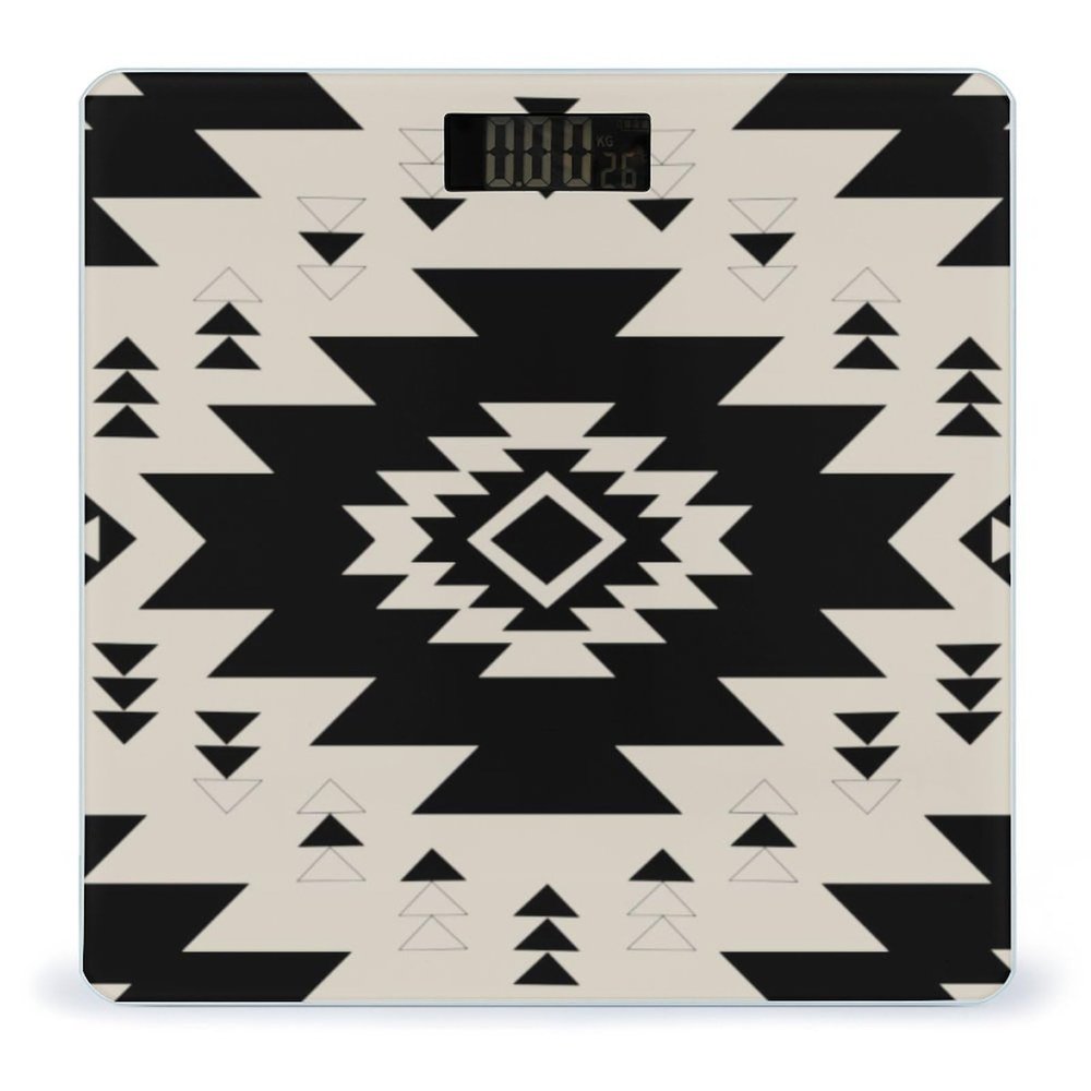 Southwest Pattern High Precision Digital Bathroom Weighing Scale, Sturdy and Durable Weighing Scale