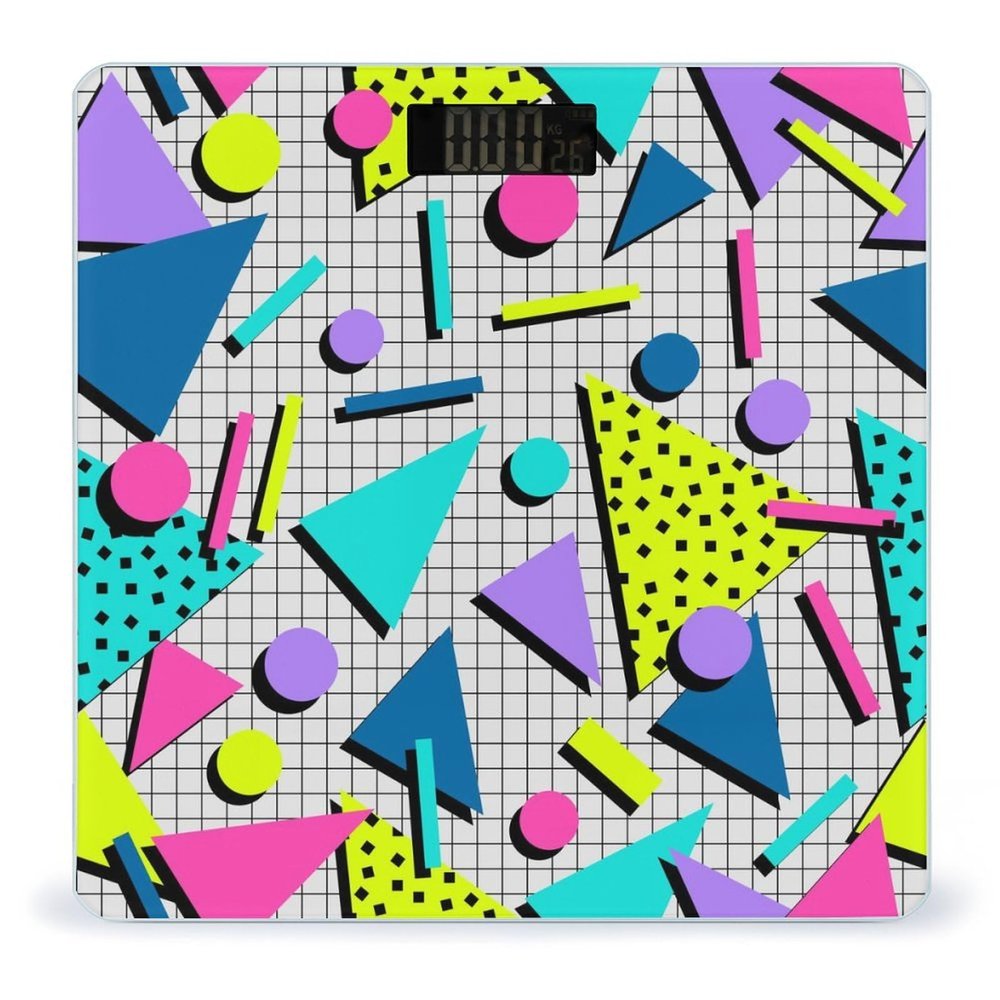 Fashion Pattern High Precision Digital Bathroom Weighing Scale, Sturdy and Durable Weighing Scale