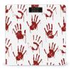Halloween Bloody Handprints High Precision Digital Bathroom Weighing Scale, Sturdy and Durable Weighing Scale view 1