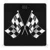Cool Black and White Checkered Flag High Precision Digital Bathroom Weighing Scale, Sturdy and Durable Weighing Scale view 1