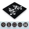 Cool Black and White Checkered Flag High Precision Digital Bathroom Weighing Scale, Sturdy and Durable Weighing Scale view 3