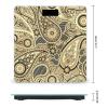 Charcoal Yellow Paisley High Precision Digital Bathroom Weighing Scale, Sturdy and Durable Weighing Scale view 2