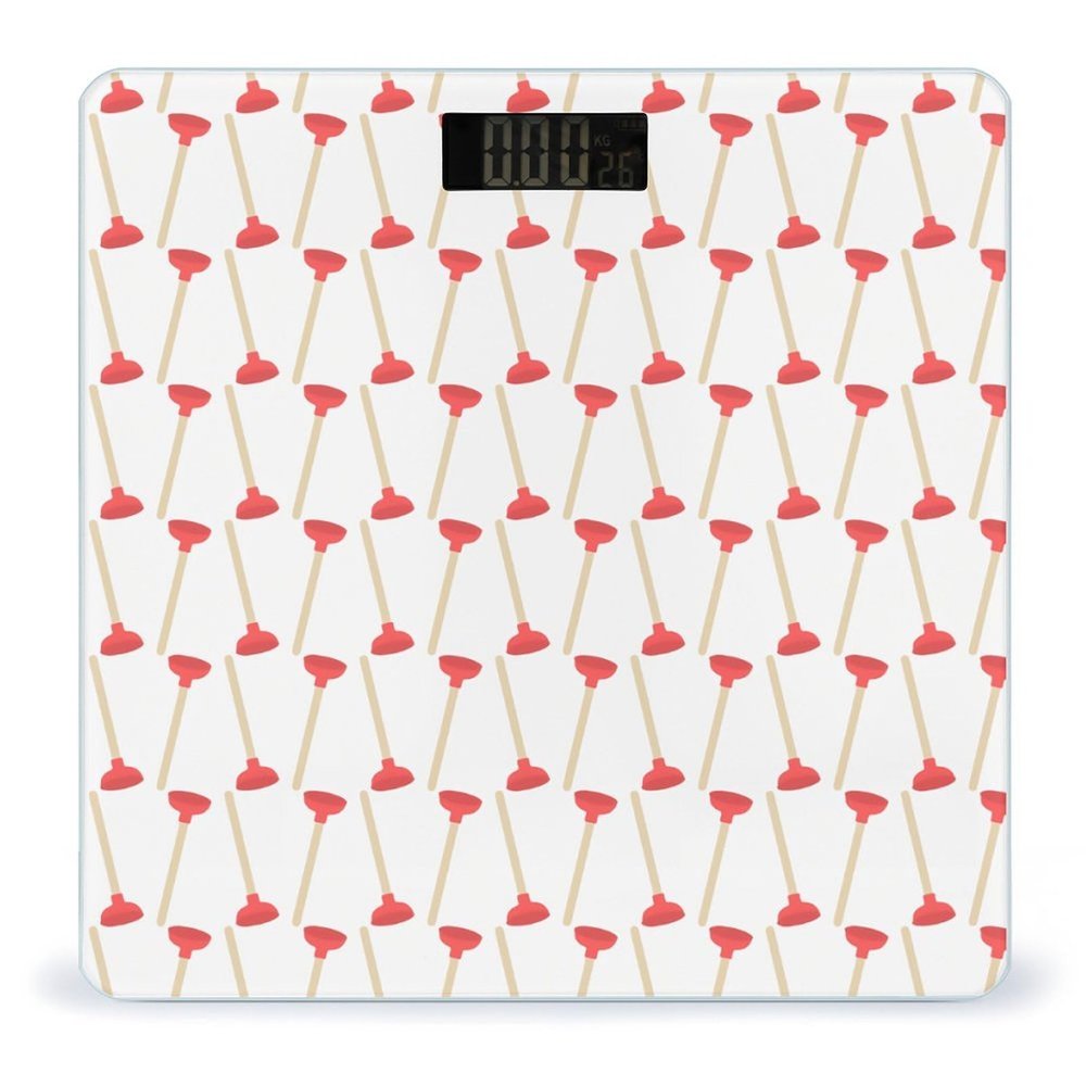 Toilet Plunger High Precision Digital Bathroom Weighing Scale, Sturdy and Durable Weighing Scale