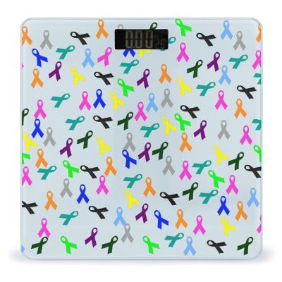 Cancer Ribbon High Precision Digital Bathroom Weighing Scale, Sturdy and Durable Weighing Scale