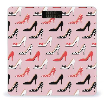 Vintage Colored High Heels High Precision Digital Bathroom Weighing Scale, Sturdy and Durable Weighing Scale
