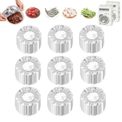 2026 New Reusable Aluminum Foil Food Covers, Pop-Up Tin Foil Food Insulation Cover, Aluminum Foil Food Covers, Adjustable Foods Storage Covers for Any Plate Or Bowl (30PCS)