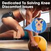 10 Pcs Precut Kinesiology Tape for Knees Adhesive Knee Tape Knee Support & Stability Knee Pain Relief Breathable Hypoallergenic Latex-Free Elastic Tape for Knees - Beige view 2